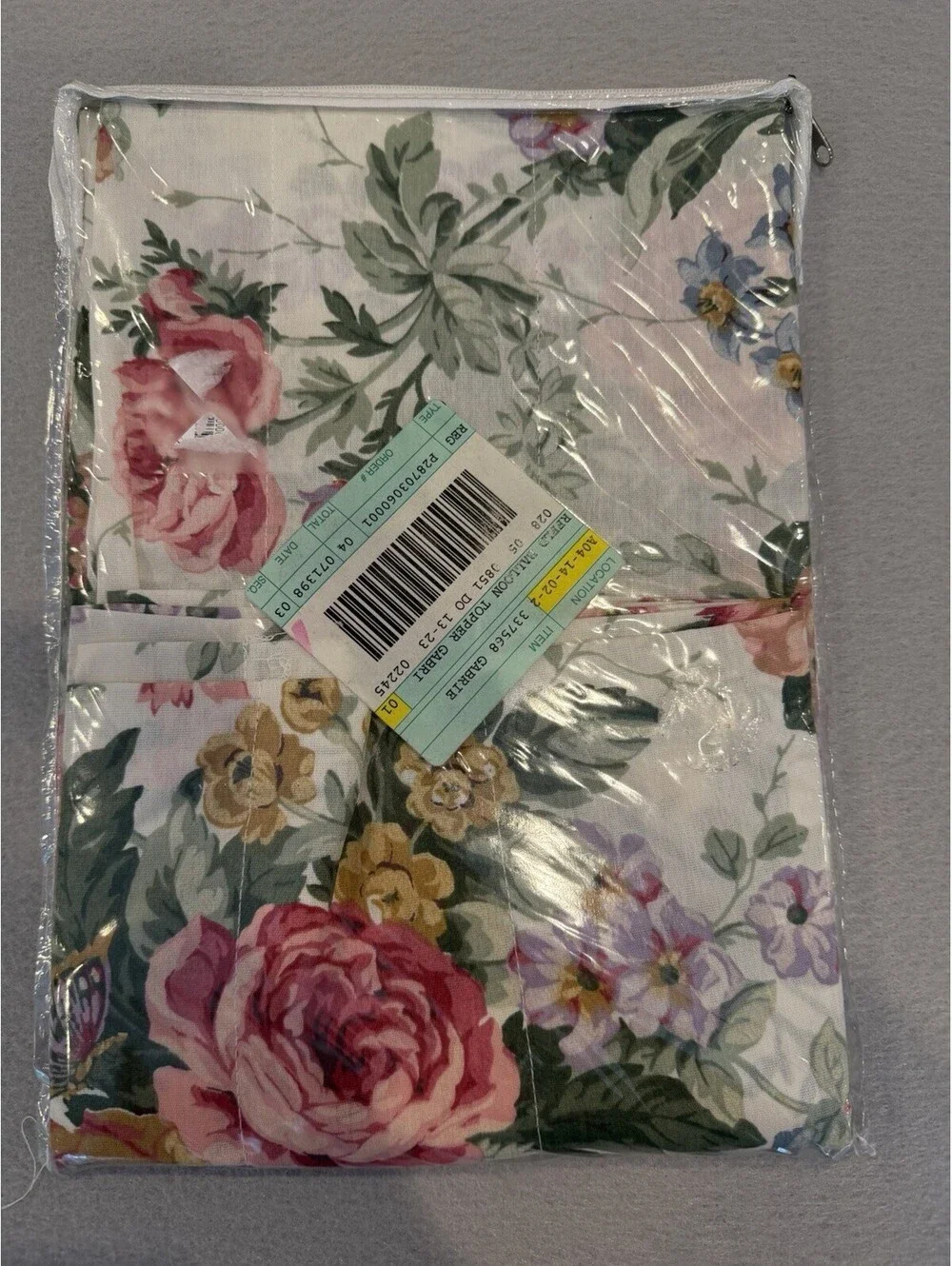Dan Rivers Set Of 2 Balloon Valances Floral Cottage Shabby Chic NWT